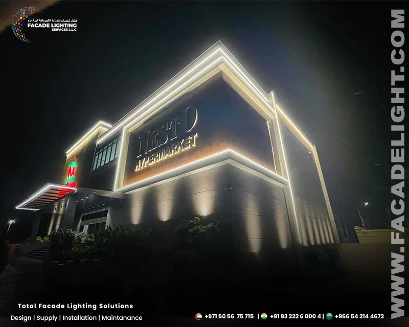 tirur india nesto facade lighting