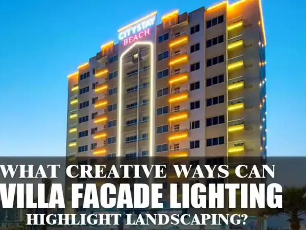 villa facade lighting dubai