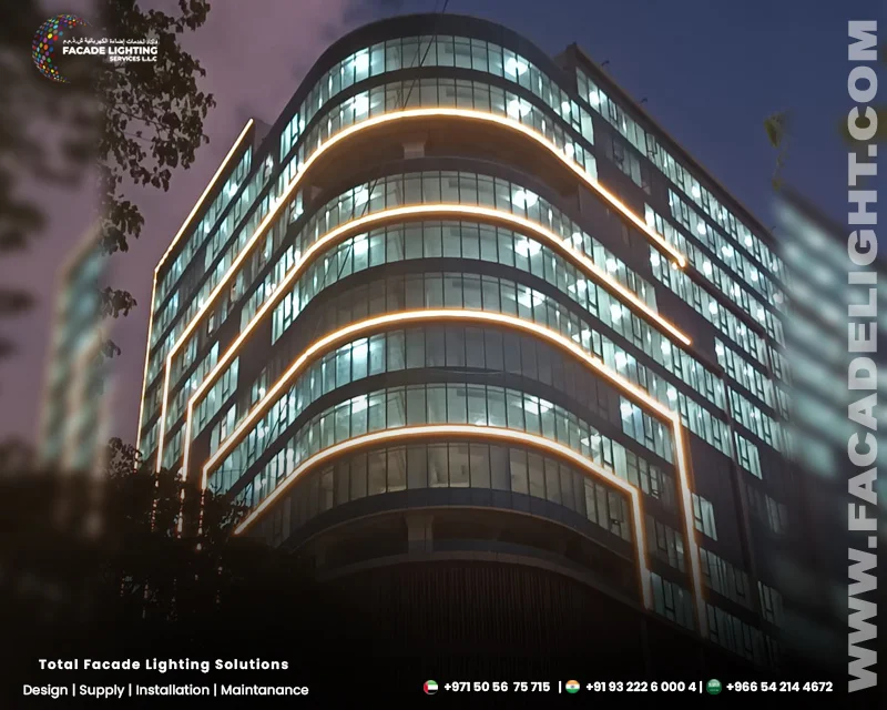 w92 apartment facade lighting mumbai india