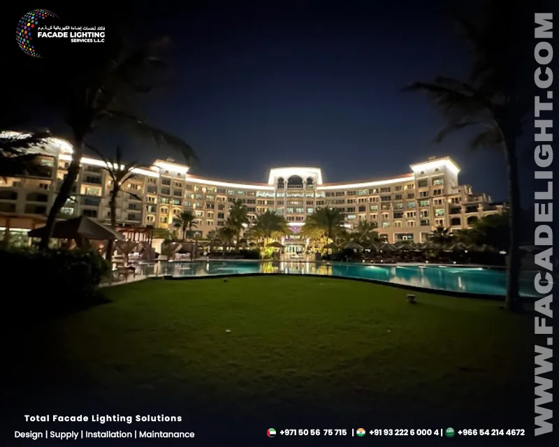 waldorf astoria facade lightings