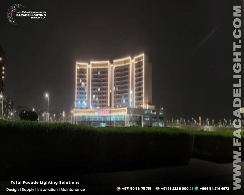 wavez by danube facade lighting