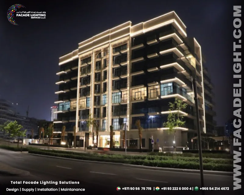 welcome residency facade lighting