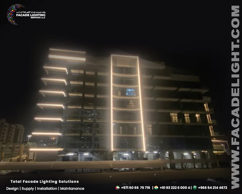 welcome residency facade lightings