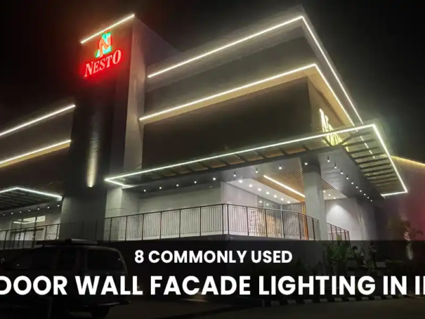 outdoor wall facade lighting india