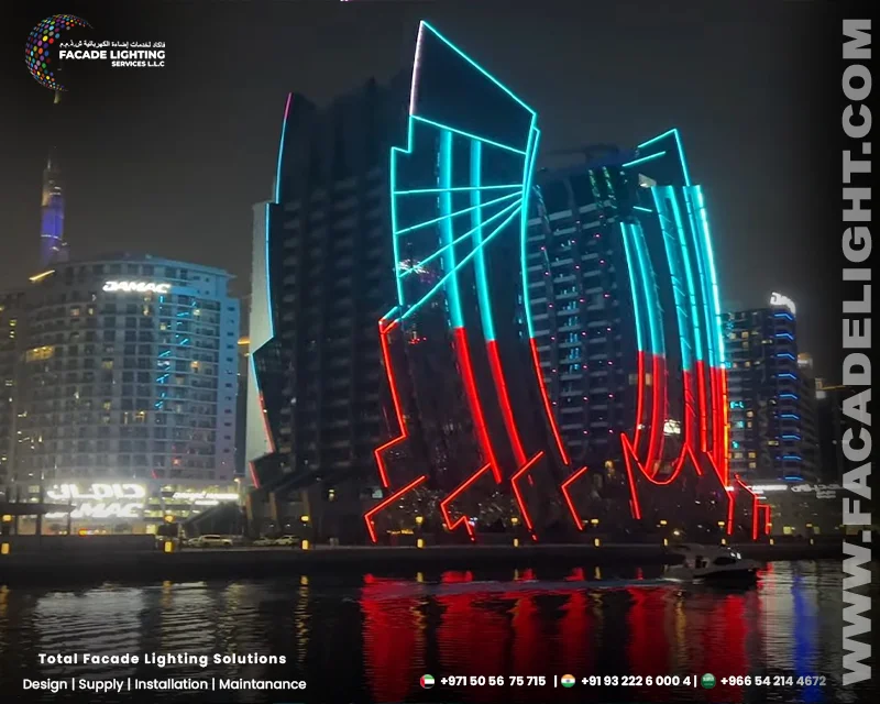 exterior light j one tower dubai
