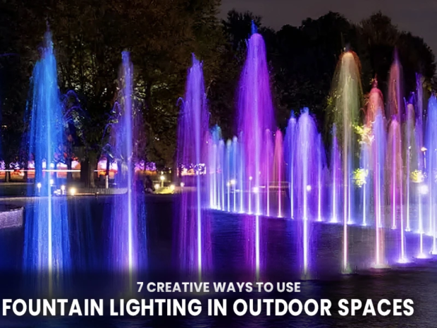 fountain lighting dubai