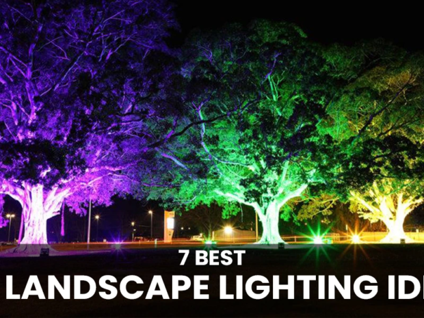 led landscape lighting ideas