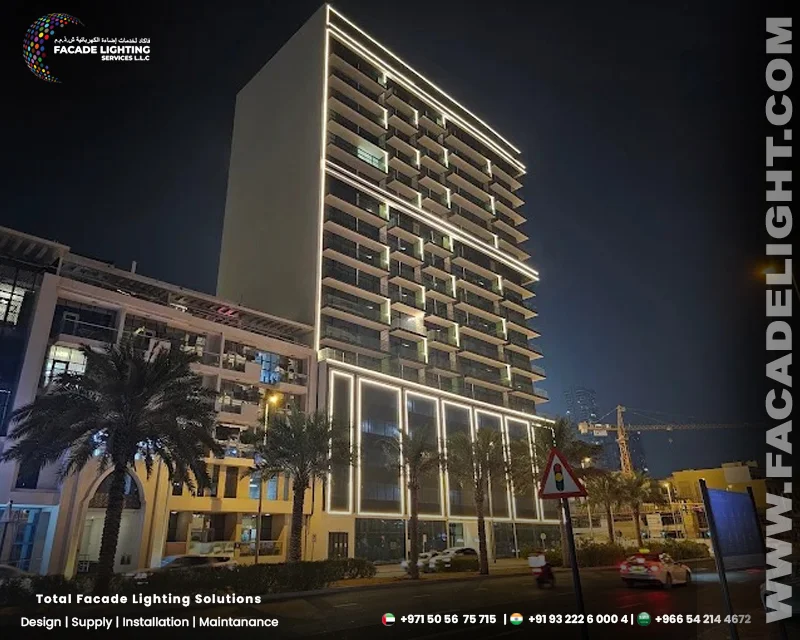 binghatti emerlad facade lightings