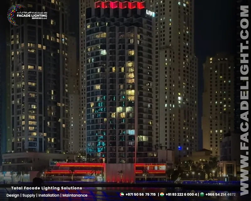 liv residence facade lightings projects