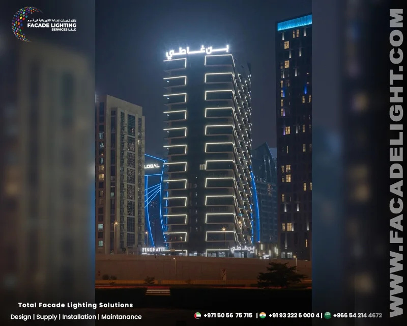 binghatti facade lighting projects