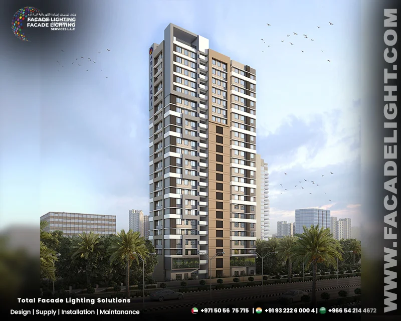 aditya raj one exterior lighting india