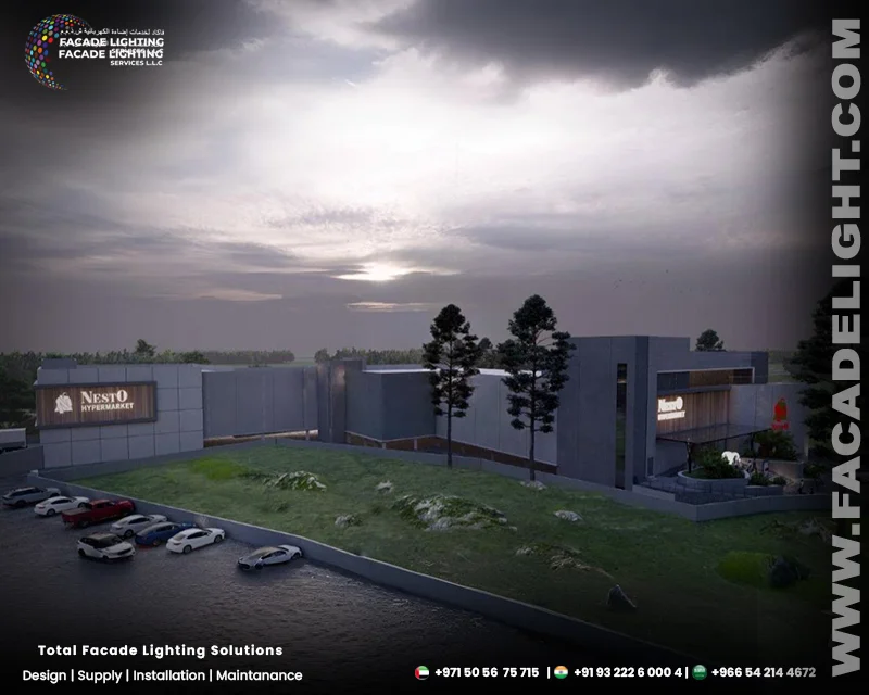 nesto perinthal manna facade lighting