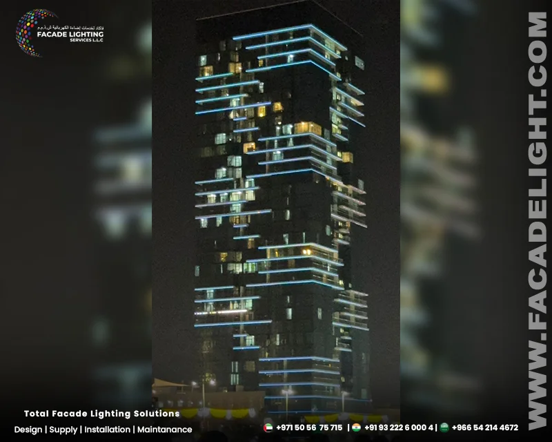 al naeem tower exterior lights