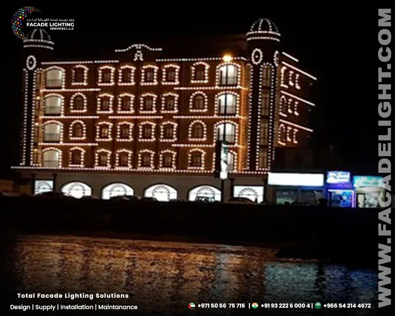 great wall hotels facade lightings