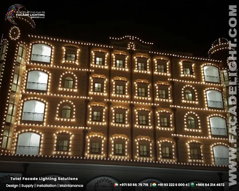 great wall hotels facade lighting