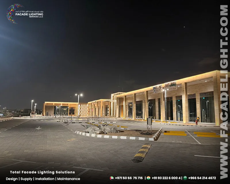 aztec facade lights