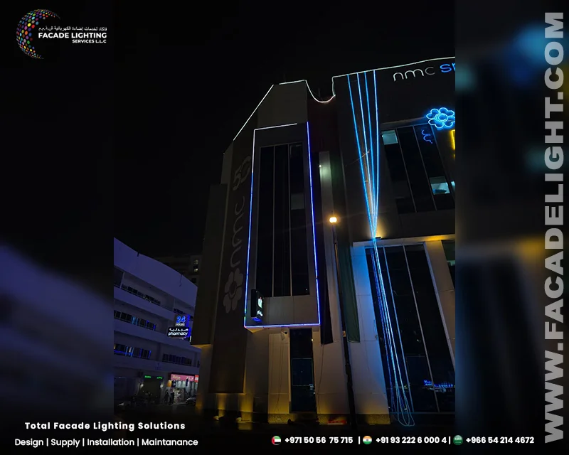 nmc hospital facade light