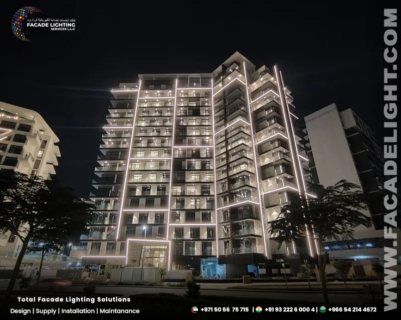 vezul residence facade lights