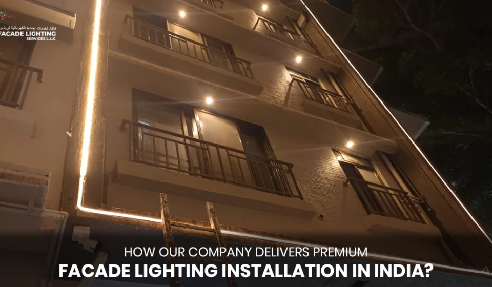 facade lighting installation india