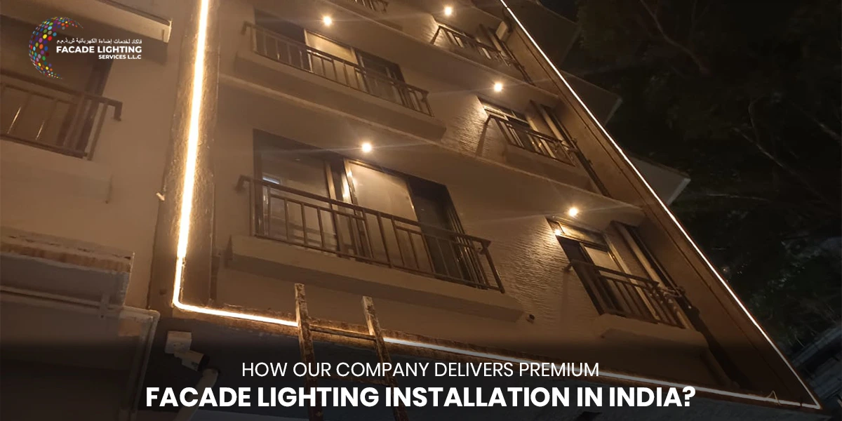 facade lighting installation india