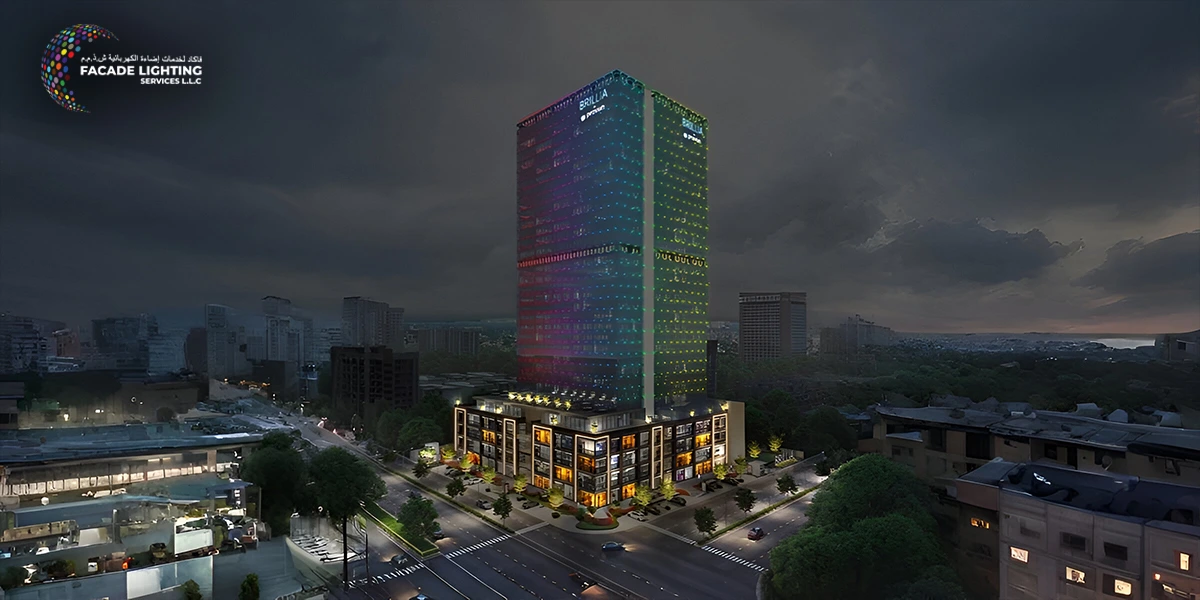 india facade lighting design