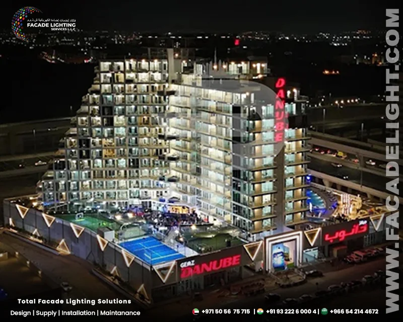gemz by danube facade lightings