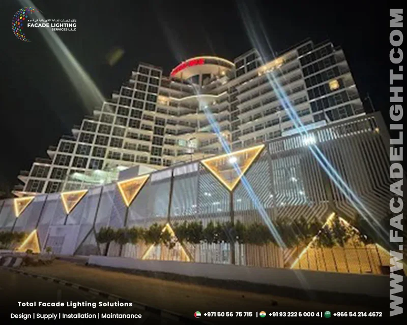 gemz by danube facade lighting