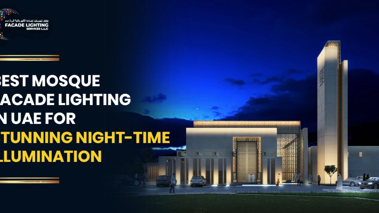 mosque facade lighting UAE