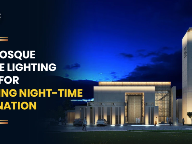 mosque facade lighting UAE