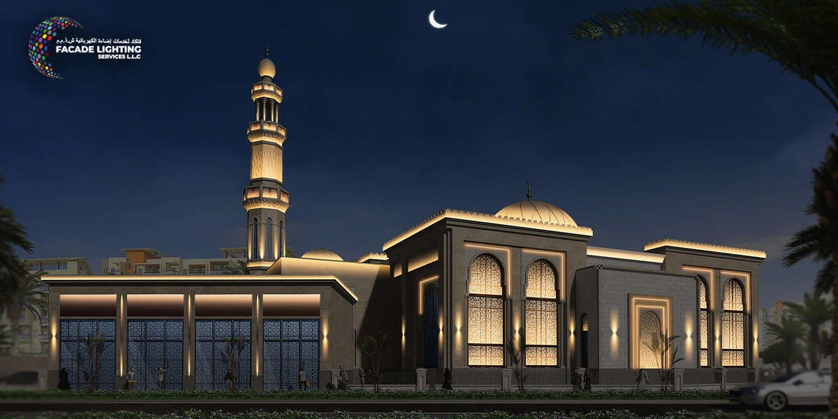 mosque facade lighting