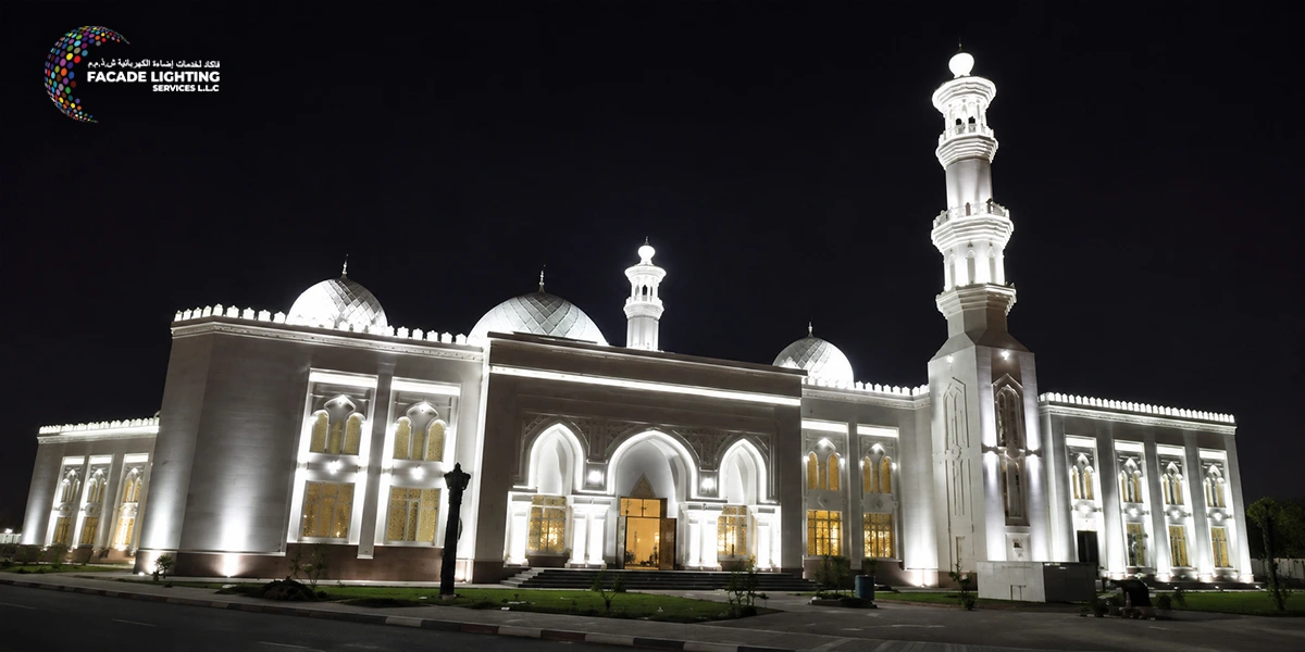 mosque facade lightings UAE