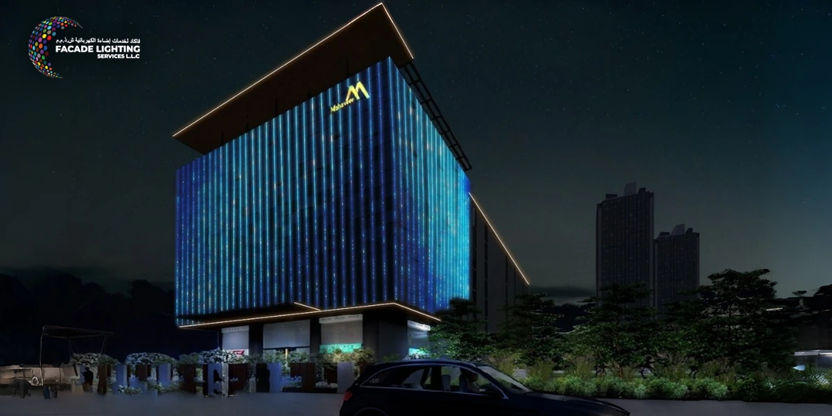 outdoors facade lighting