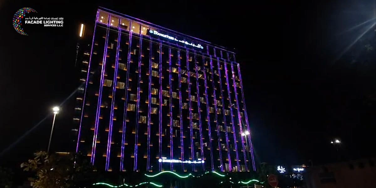 facade lighting solution provider saudi arabia
