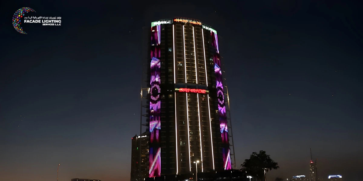 facade lightings solutions uae, india, gcc