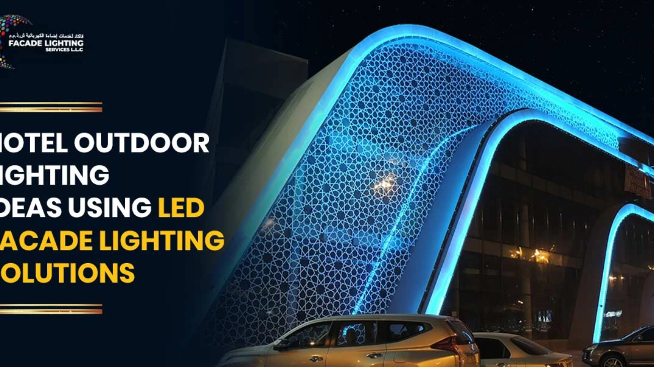 hotel outdoor lighting ideas