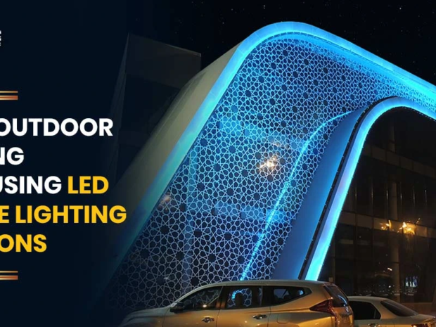 hotel outdoor lighting ideas