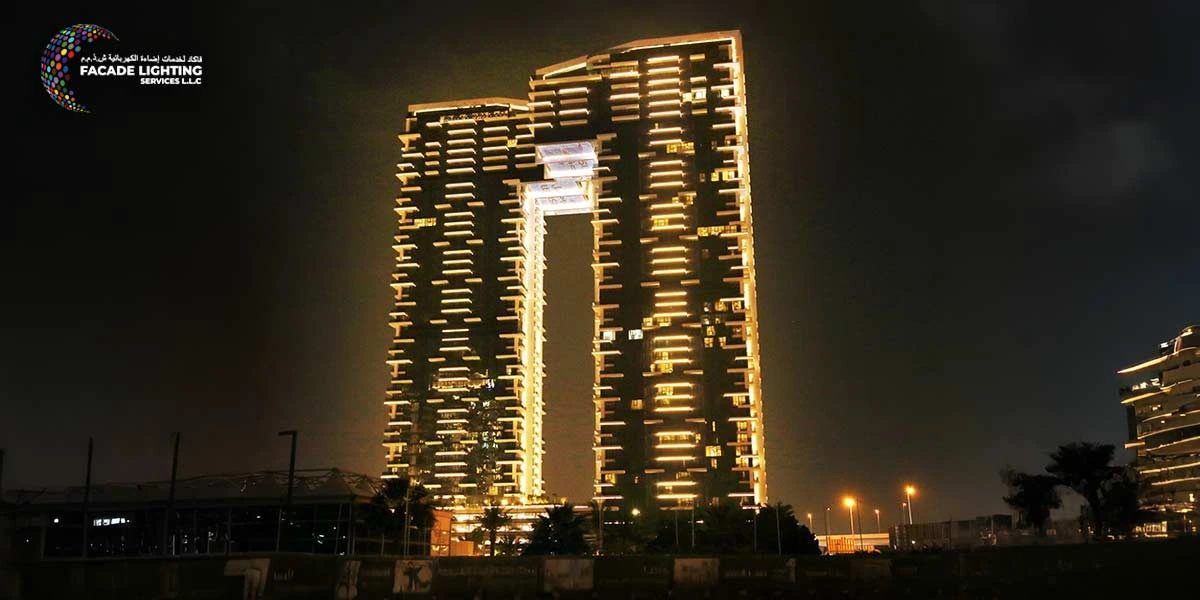 hotel outdoors lighting ideas
